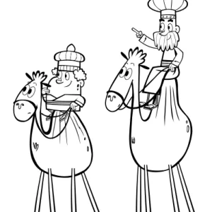 Wise Men Coloring Sheet